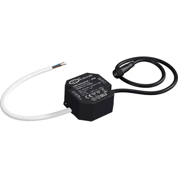 Lampička EVN K120121A65 napájecí zdroj, 12V/DC 0,1-12W IP65 - délka přívodního kabelu 18 cm; délka kabelu IP65 zásuvný systém 18 cm černá - Doprava zdarma