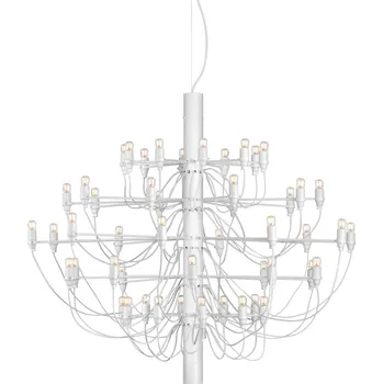 Lampička Lustr FLOS 2097/50 LED, čirý, bílý čirá, bílá 50 x 2,7 W LED - Doprava zdarma