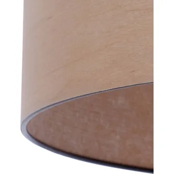 Lampička Stolní lampa Envostar Dýha, jednoduchá Ø 25 cm dřevo olše, černá 1 x 15 W - Doprava zdarma