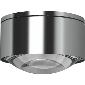 Lampička Top Light Reflektor Puk Maxx One 2 LED, čirá čočka, matný chrom - Výška objektivu 1,7 cm matný chrom, čirý 1 x 12 W LED - Doprava zdarma