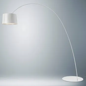 Lampička Foscarini Twiggy Elle LED stojací lampa bílá - stínidlo - výška 29 cm, Ø 46 cm; délka přívodního kabelu 330 cm LED celkem 28 W - Doprava zdarma