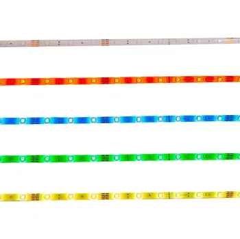 Lampička Näve LED RGB Stripe s dálkovým ovládáním, délka 5 m - délka napájecího kabelu 150 cm bílá LED 19 W celkem - Doprava zdarma
