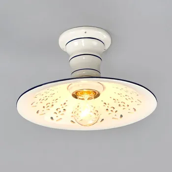 Ceramiche Okouzlující stropní svítidlo AMENO bílá, modrá 1 x 100 W - Doprava zdarma