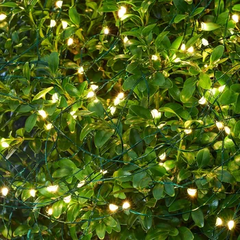 Lampička Sirius LED pohádková světla Knirke pro venkovní použití, 160 světel. - Celková délka 2100 cm; délka přívodního kabelu 500 cm čirá, zelená 160 LED diod - Doprava zdarma
