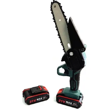 Motorová pila 21V Mini motorová pila 6"/15cm, 2ks baterie
