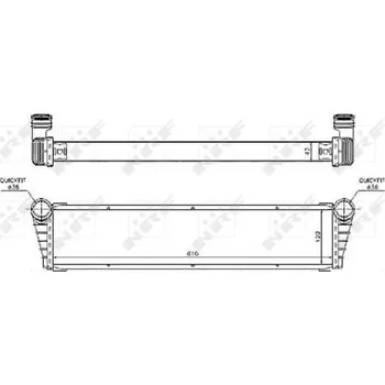 Chladič motoru Chladič, chlazení motoru NRF 53799