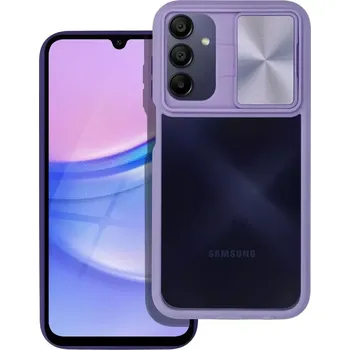 Pouzdro na mobilní telefon Pouzdro Coolcase Camslider na Samsung Galaxy A25 5G Fialové s ochranou kamerek (Silikonový kryt či obal Camslider na mobilní telefon Samsung Galaxy A25 5G - Fialový)