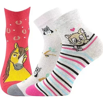 KAY veselé dětské slabé ponožky Boma - KONÍK