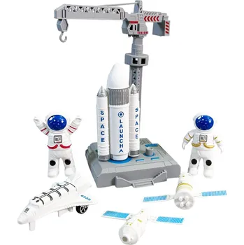 Figurka Sada kosmos s vystřelovací raketou