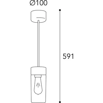 Venkovní osvětlení Moretti Luce Závěsné světlo Silindar 3358, mosaz antická/opál antická mosaz, opálová 1 x 52 W - Doprava zdarma