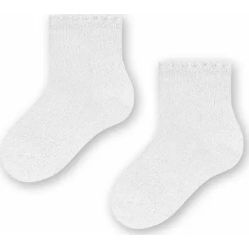 Bílo-stříbrné bambusové ponožky pro miminka Art.145 WM004, SILVER Velikost: 14-16 měsíců