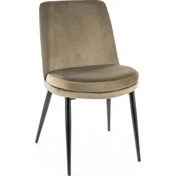 Jídelní židle Jídelní židle Kayla Velvet, olivová