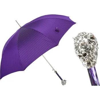 Deštník luxusní Pasotti Silver Lion Purple