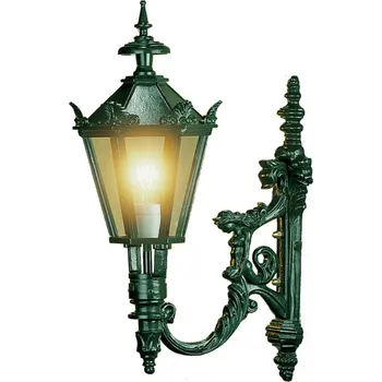 Venkovní osvětlení K.S. Verlichting Venkovní nástěnné svítidlo Diana, zelené - Ø hlavy lampy 26 cm transparentní 1 x 60 W - Doprava zdarma