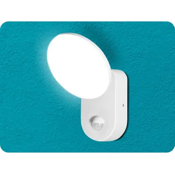 Nástěnné svítidlo LED NÁSTĚNNÉ SVÍTIDLO SE SENZOREM RIOLITE 15W, 1100LM, IP65, 4000K, BÍLÉ [AD-OP-6206WLPMR4]