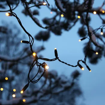 Lampička STAR TRADING 10m LED světelný řetěz rozšíření systém 24, 2 400K - vzdálenost mezi světly 10 cm černá 98 LED - 1,74 W celkem - Doprava zdarma