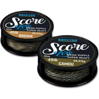 Kryston olověné šňůrky - Score Zero Leadfree 45lb 10m camou
