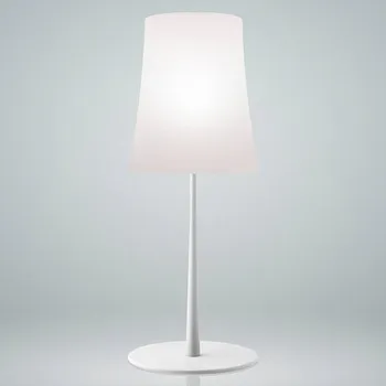 Lampička Foscarini Birdie Easy Grande stolní lampa bílá - výška stínidla 29 cm; délka napájecího kabelu 150 cm 1 x 57 W - Doprava zdarma