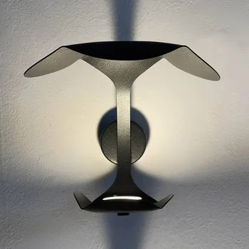 Lampička Knikerboker Le Gigine LED nástěnné světlo antracit LED celkem 6 W - Doprava zdarma