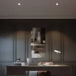 Top Light Reflektor Puk Maxx One 2 LED, čirá čočka, matná bílá - Výška objektivu 1,7 cm bílá matná, chrom, čirá 1 x 12 W LED - Doprava zdarma