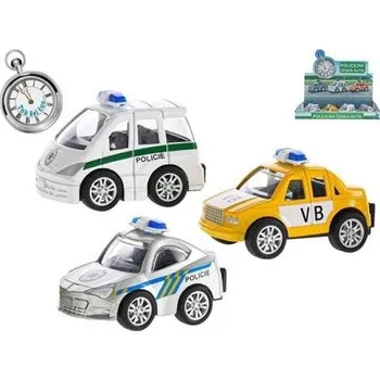 plyšák Mikro Trading Auto policejní 7 cm, 3 druhy