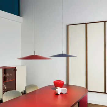 Luceplan Koinè LED závěsné světlo 927 Ø110cm modrá - baldachýn - Ø 21 cm, výška 5 cm 1 x 26 W LED - Doprava zdarma