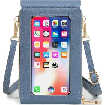 Kabelka Crossbody kabelka luxusní dámská - šedomodrá