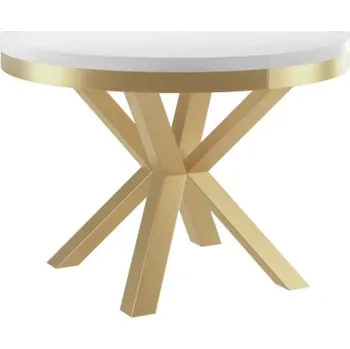 Jídelní stůl Jídelní stůl WIKI II - bílá/zlatá