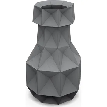 3D puzzle Cut'n'Glue Kubistická váza barva: šedá (beton)