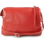 Kožená crossbody kabelka Vera Pelle VP3K červená