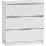 Komoda Malva 3 zásuvky - bílá