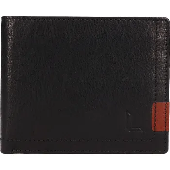 Peněženka Pánská kožená peněženka Lagen Inigo - černá
