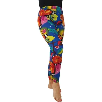 Dámské legíny NOVINKA- Dámské dlouhé legíny - motýlí křídla