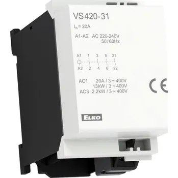 Stykač VS420 -31 24V AC Instalační stykač 4x20A 209970700036
