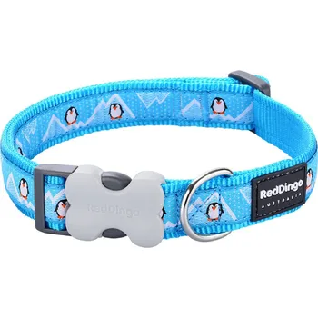 Obojek pro psa Obojek Red Dingo 30-47cm/20mm Penguin Turquoise