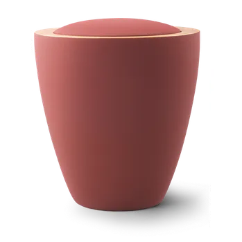 Smuteční dekorace Keramická urna Modena - Červená