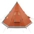 Stan Kempingový stan teepee pro 4 osoby 367 x 367 x 259 cm