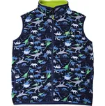 Fleecová chlapecká vesta Wolf B2346 tmavě modrá