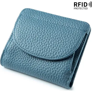 Peněženka Jednobarevná mini peněženka Barva (Varianta): Modrá