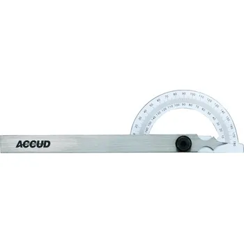 Úhloměr ACCUD 812-005-01 úhloměr 120x150mm 0-180°( 1° ) 812-005-01