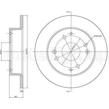 Brzdový kotouč Brzdový kotouč METELLI 23-0361