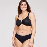 Blancheporte Stahující podprsenka WonderWire Glamorise se zapínáním vpředu, s kosticemi černá 80G