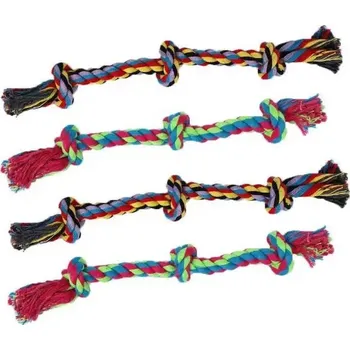 Hračka pro psa Psí hračka | bavlněné lano na kousání - A 25 cm