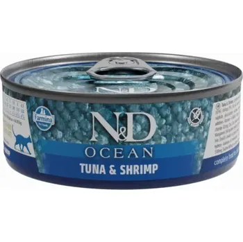 Krmivo pro kočku Konzerva N&D Cat Ocean Tuna & Shrimp 70g