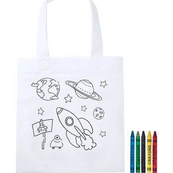 Sendak nákupní taška na vybarvení bílá