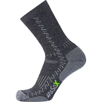 Pánské ponožky APASOX ponožky ELBRUS long šedá Velikost: 39-42