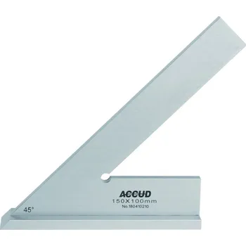 Úhloměr ACCUD 856-008-02 45° úhelník s rozšířenou základnou 200x130mm 856-008-02