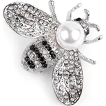 Brož ve tvaru včely 360730 stříbrná , VELIKOST UNI