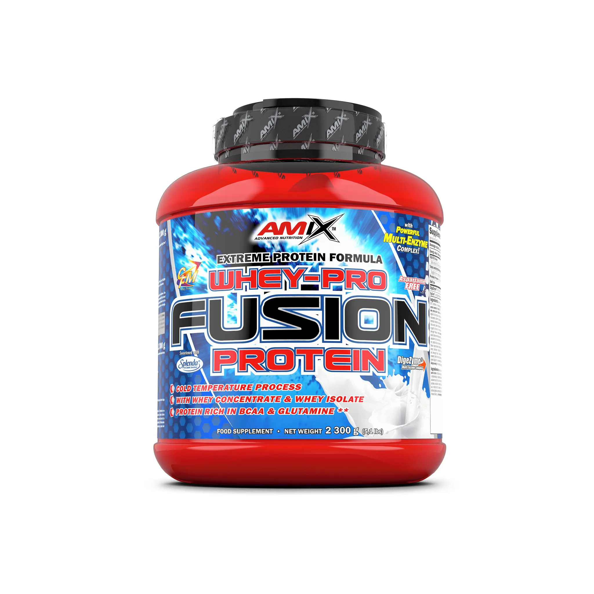 Fotografie 1 - Protein Amix Whey Pure Fusion Protein 2300 g čokoláda