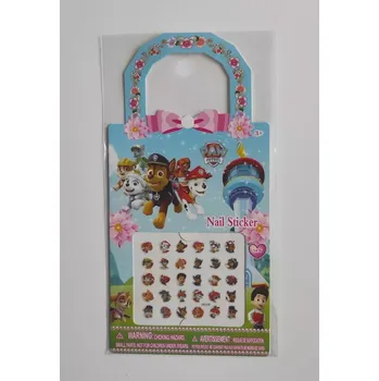 Nálepky na nehty - TLAPKOVÁ PATROLA 1 (Značka: TAKARA TOMY)